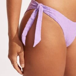 Seafolly Ladies Capri High Cut Pant - Wild Rose -Seafolly shop 40702 987 WildRose 6 20 282 29