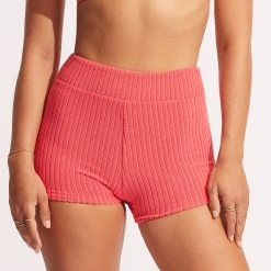 Seafolly Ladies Havana Boyleg - Sun Kissed Coral -Seafolly shop 40712 815 SunKisdCrl 3