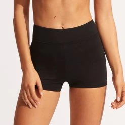 Seafolly Ladies Seafolly Collective Boyleg Pant - Black -Seafolly shop 40712 942 Black 4