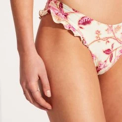 Seafolly Ladies Silk Road High Leg Bikini Bottom - Parfait Pink 11 Seafolly Ladies Silk Road High Leg Bikini Bottom - Parfait Pink -Seafolly shop 40716 020 ParfaitPnk 7