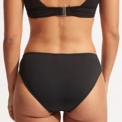 Seafolly Ladies Seafolly Collective Twist Band Hipster -Seafolly shop 44320 942 Black 5