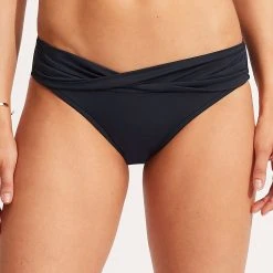 Seafolly Ladies Seafolly Collective Twist Band Hipster -Seafolly shop 44320 942 True 20Navy 3