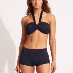 Seafolly Ladies Seafolly Collective Roll Top Boyleg