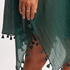 Seafolly Ladies Amnesia Kaftan - Evergreen 13 Seafolly Ladies Amnesia Kaftan - Evergreen -Seafolly shop 52162 Evergreen 6