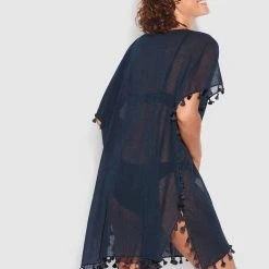 Seafolly Ladies Amnesia Kaftan - Indigo -Seafolly shop 52162 Indigo 3 2f75a7ab 45b6 467a 92e1 afd5677273d3