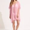 Seafolly Ladies Amnesia Kaftan - Parfait Pink -Seafolly shop 52162 ParfaitPnk 3