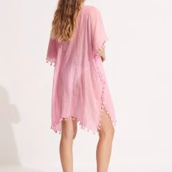 Seafolly Ladies Amnesia Kaftan - Parfait Pink -Seafolly shop 52162 ParfaitPnk 5