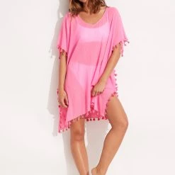 Seafolly Ladies Amnesia Kaftan - Pink