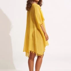 Seafolly Ladies Amnesia Kaftan - Tuscan Sunset -Seafolly shop 52162 TuscanSuns 4