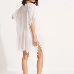 Seafolly Ladies Amnesia Kaftan - White -Seafolly shop 52162 White 3 c876d2e8 3d54 4b3e 9734 bef3e95c38a8