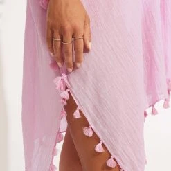 Seafolly Ladies Amnesia Kaftan - Wild Rose -Seafolly shop 52162 WildRose 5