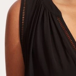 Seafolly Ladies Ladder Detail Dress - Black -Seafolly shop 52931 DR Black 4