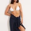 Seafolly Ladies Cotton Gauze Sarong - Indigo -Seafolly shop 52965 SG Indigo 1 7983a462 6806 4761 ac24 cce52ecf3979