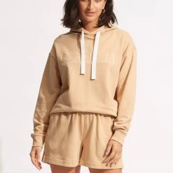 Seafolly Ladies Originals Lounge Short - Camel