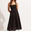 Seafolly Ladies Beach House Dress - Black -Seafolly shop 54515 DR Black 1