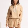 Seafolly Ladies Originals Hoodie Sweat - Camel -Seafolly shop 54568 TO Camel 1