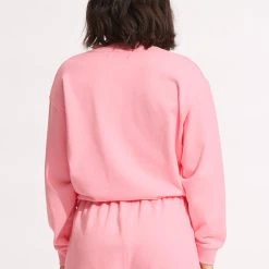 Seafolly Ladies Originals Crew Sweat - Pink -Seafolly shop 54569 TO Pink 6