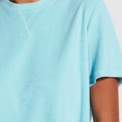 Seafolly Ladies Terry T Shirt - Baby Blue -Seafolly shop 54593 TO BabyBlue 6