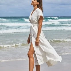 Seafolly Ladies Sunday Dress- White