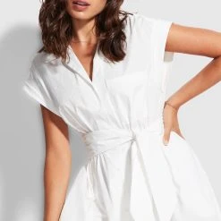 Seafolly Ladies Sunday Dress- White 11 Seafolly Ladies Sunday Dress- White -Seafolly shop 54598 DR White 2