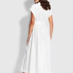 Seafolly Ladies Sunday Dress- White 13 Seafolly Ladies Sunday Dress- White -Seafolly shop 54598 DR White 4