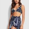 Seafolly Ladies Folklore Pareo- True Navy -Seafolly shop 54602 SG True 20Navy 2