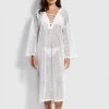 Seafolly Ladies Crochet Cover Up - White 1 Seafolly Ladies Crochet Cover Up - White -Seafolly shop 54630 CU White 2