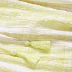 Seafolly Ladies Textured Gingham Maxi Dress - Wild Lime -Seafolly shop 54678 DR Wild 20Lime 10