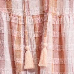 Seafolly Ladies Textured Gingham Tiered Dress- Lilac -Seafolly shop 54679 DR Lilac 5