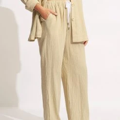 Seafolly Ladies Harvest Beach Pant - Pear -Seafolly shop 54683 PA Pear 4