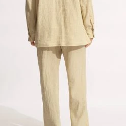 Seafolly Ladies Harvest Beach Pant - Pear -Seafolly shop 54683 PA Pear 5