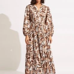 Seafolly Ladies Island In The Sun Button Dress - Ecru 13 Seafolly Ladies Island In The Sun Button Dress - Ecru -Seafolly shop 54687 DR Ecru 3