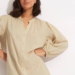 Seafolly Ladies Palms Cover Up - Pear -Seafolly shop 54689 CU Pear 4