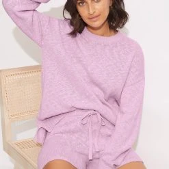 Seafolly Ladies Boucle Short- Lilac