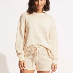 Seafolly Ladies Boucle Short- Sand