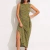 Seafolly Ladies Daybreak Knit Dress- Olive -Seafolly shop 54698 KN Olive 1