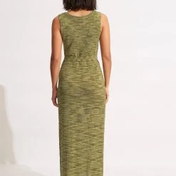 Seafolly Ladies Daybreak Knit Dress- Olive -Seafolly shop 54698 KN Olive 4