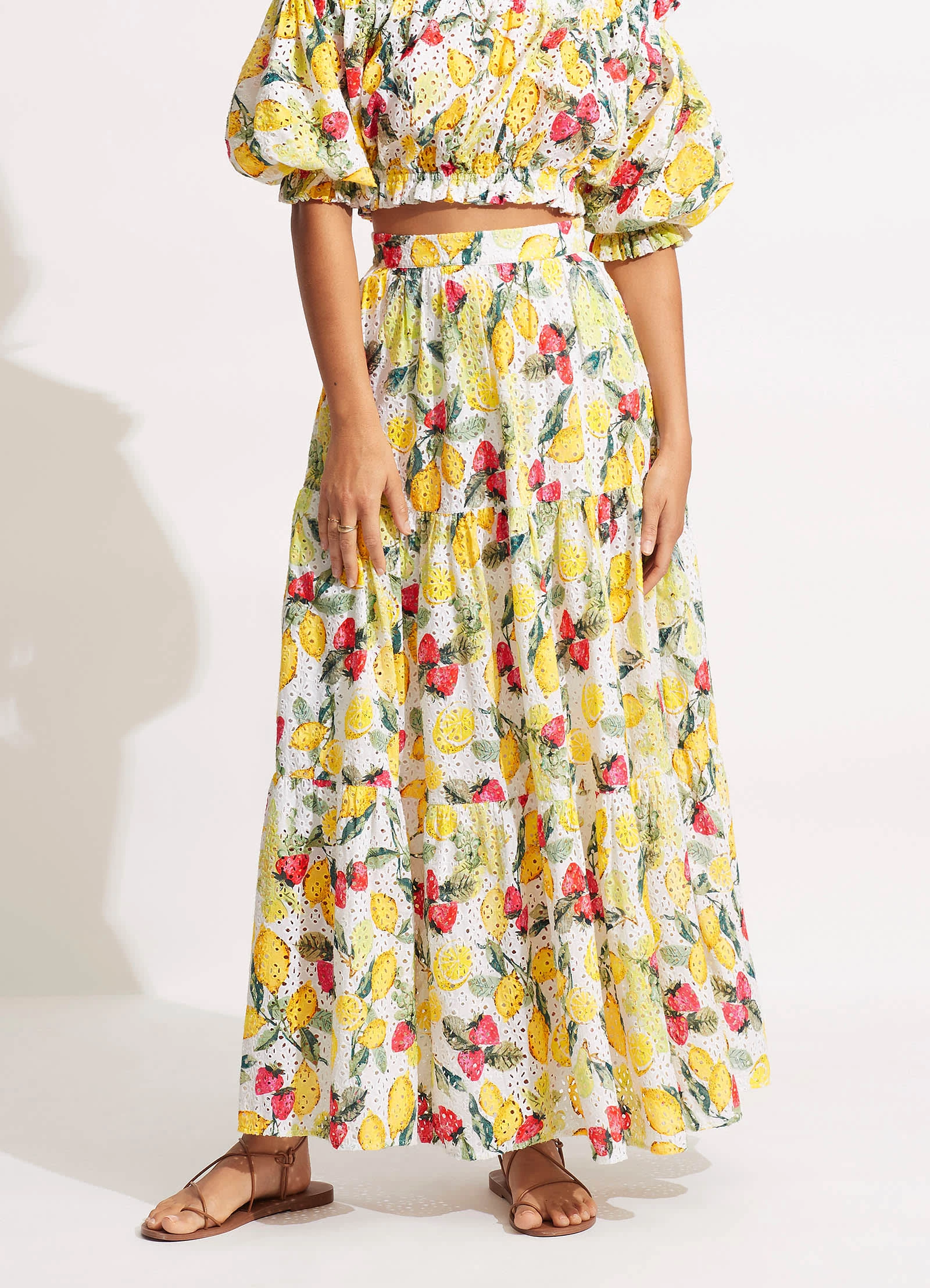 Seafolly Ladies Lemoncello Tiered Skirt - Lemoncello 5 Seafolly Ladies Lemoncello Tiered Skirt - Lemoncello - Image 3