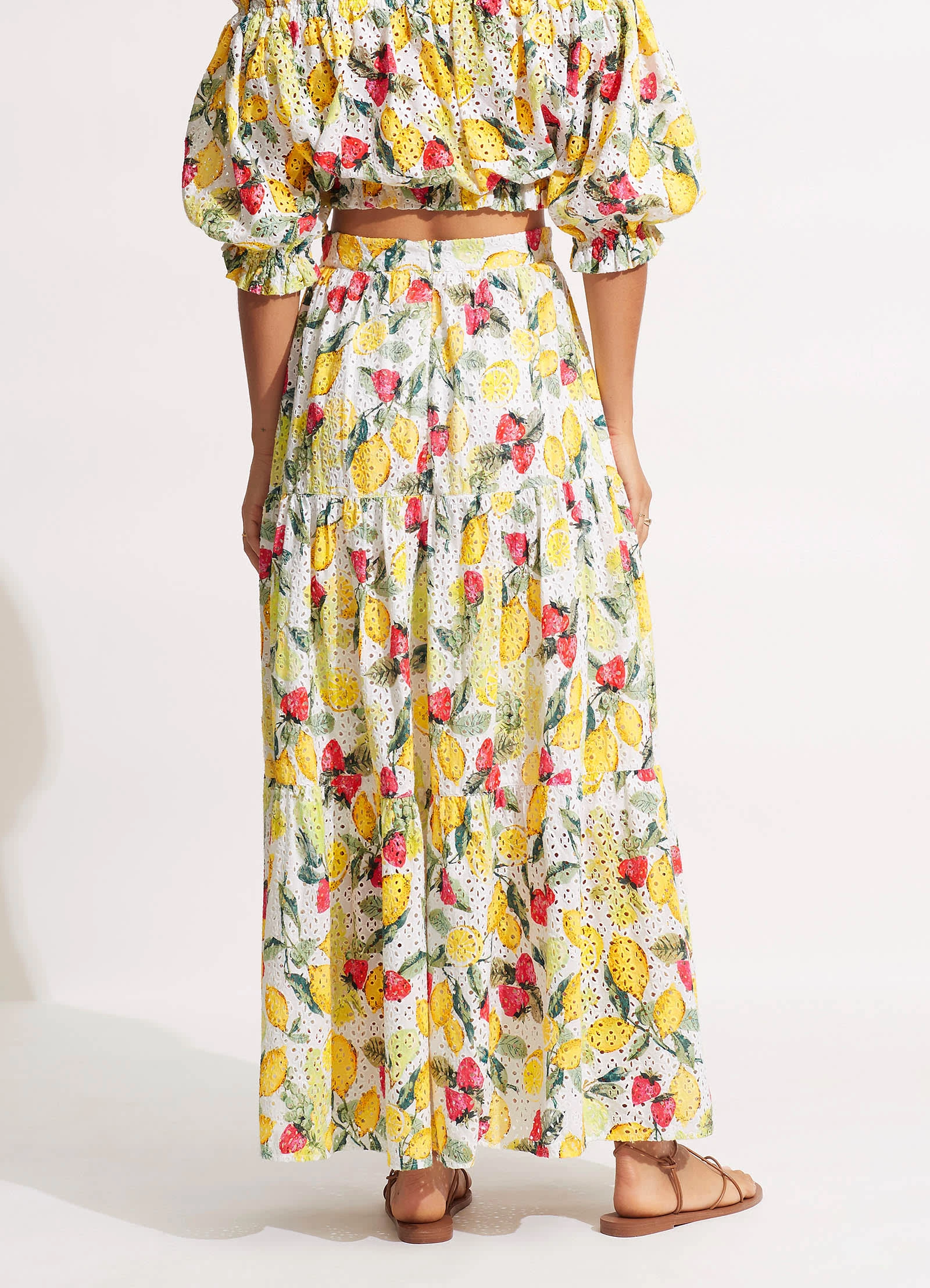 Seafolly Ladies Lemoncello Tiered Skirt - Lemoncello 7 Seafolly Ladies Lemoncello Tiered Skirt - Lemoncello - Image 5