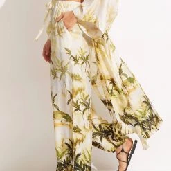 Seafolly Ladies Palms Pant- Olive -Seafolly shop 54711 PA Olive 4