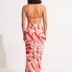 Seafolly Ladies Poolside Pareo - Chintz Pink -Seafolly shop 54720 SG ChintzPin 4