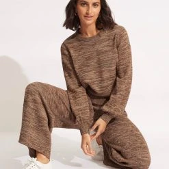 Seafolly Ladies Maple Knit Pant- Sepia