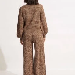 Seafolly Ladies Maple Knit Pant- Sepia -Seafolly shop 54728 KN Sepia 4