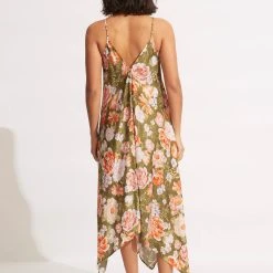 Seafolly Ladies Paradise Garden Scarf Dress- Avocado 13 Seafolly Ladies Paradise Garden Scarf Dress- Avocado -Seafolly shop 54730 DR Avocado 5