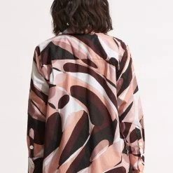 Seafolly Ladies Poolside Shirt - Sepia -Seafolly shop 54732 TO Sepia 4