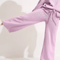 Seafolly Ladies Boucle Knit Pant- Lilac -Seafolly shop 54734 KN Lilac 7