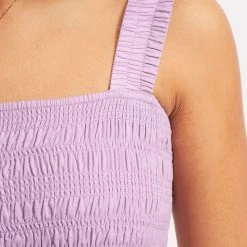 Seafolly Ladies Boathouse Dress - Lilac -Seafolly shop 54735 DR Lilac 5