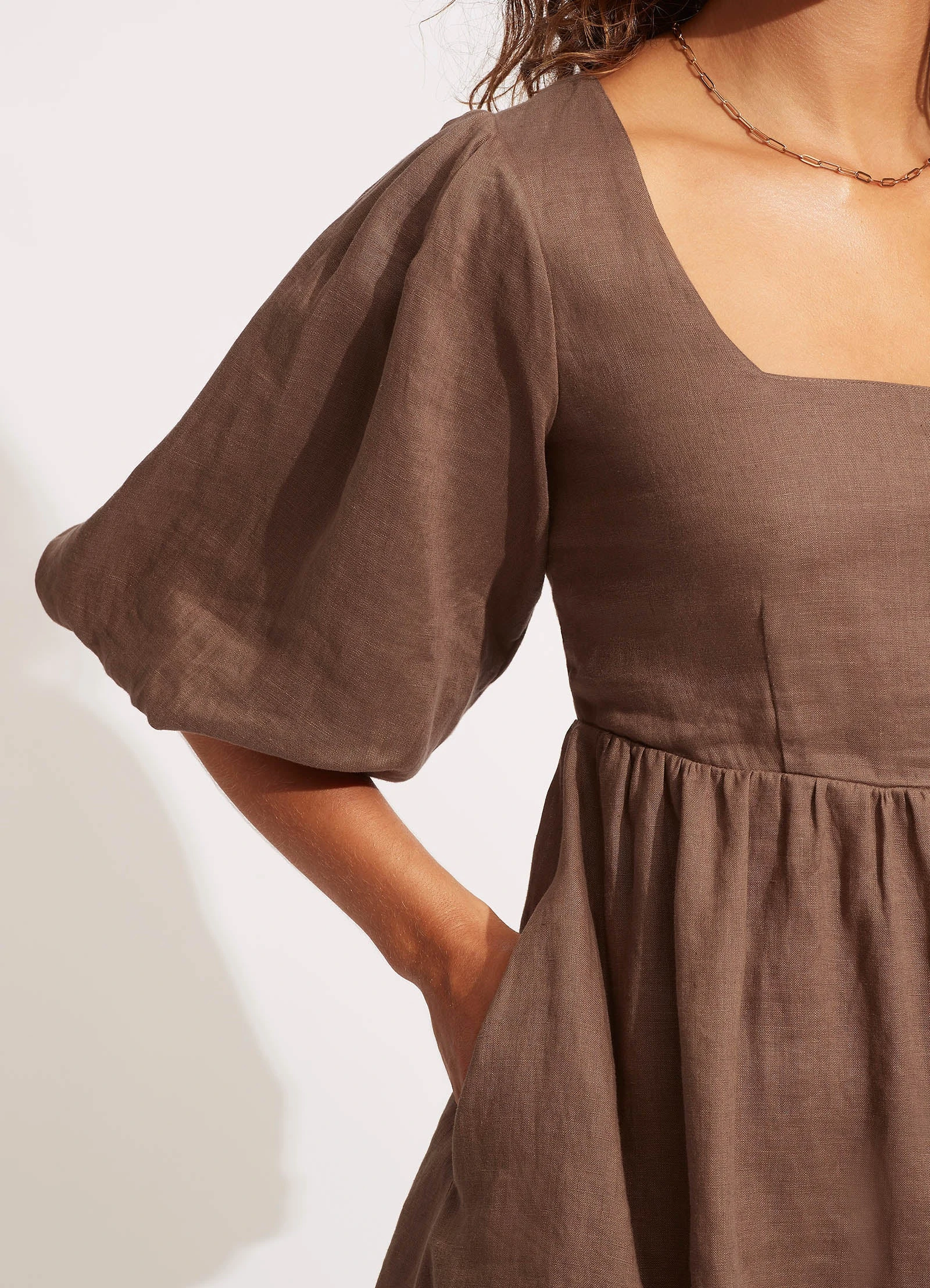 Seafolly Ladies Shoreline Cover Up - Chocolate 7 Seafolly Ladies Shoreline Cover Up - Chocolate - Image 5