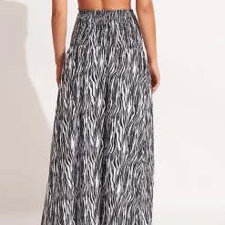 Seafolly Ladies Zahara Dress Skirt - Black -Seafolly shop 54745 DR Black 6