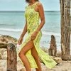 Seafolly Ladies Islands Cover Up - Celery -Seafolly shop 54749 CU Celery 1